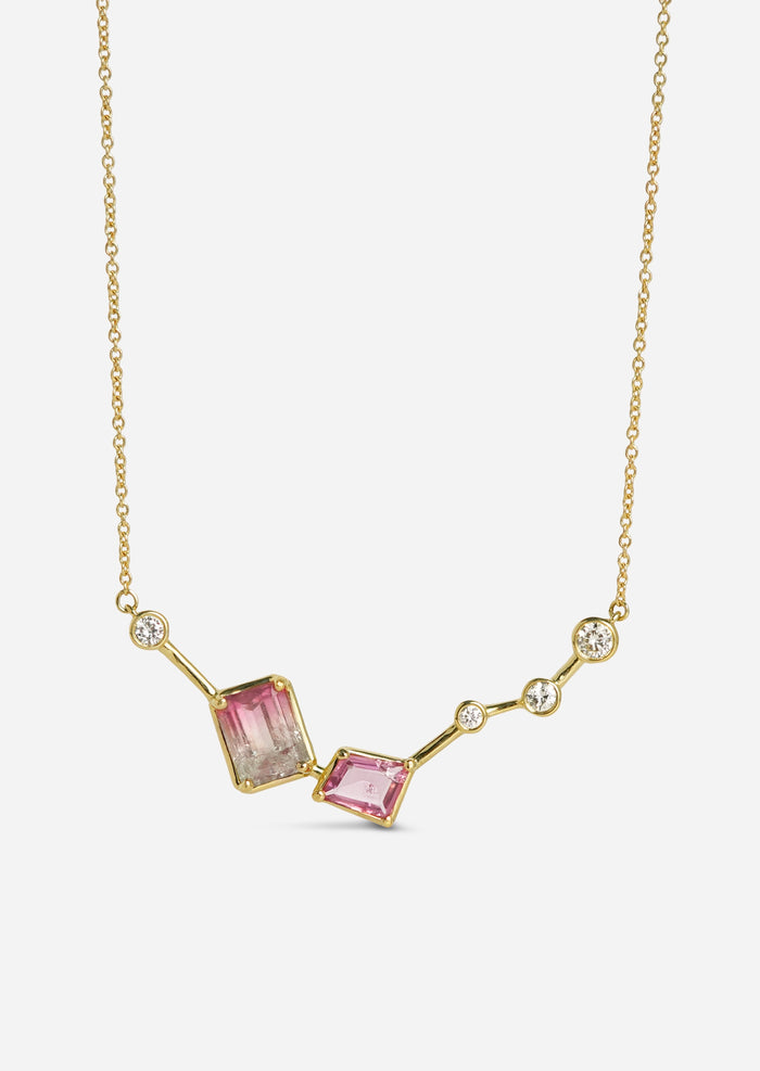 Serotonin Lux Necklace - Watermelon Tourmaline