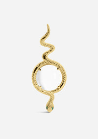 Serpentine Magnifying Glass Pendant