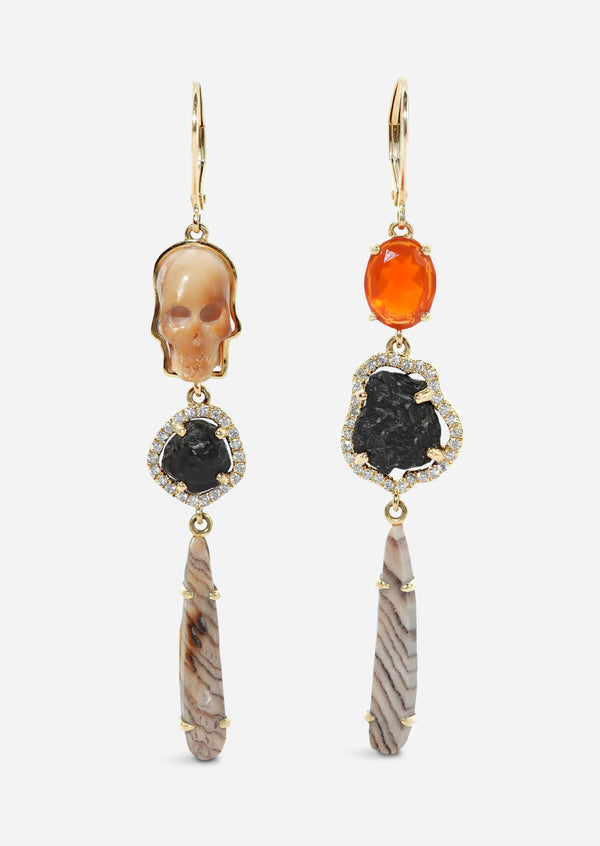 Shadow Flame Earrings