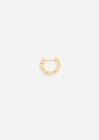 Small Bubble Huggie Hoop | Single