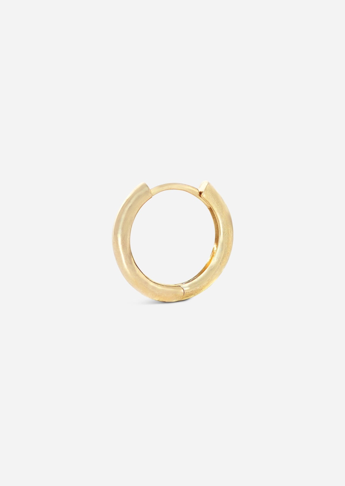 Small Gold Lock Hoop | Single