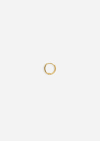 Small Gold Lock Hoop | Single