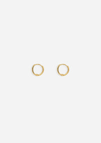 Small Gold Lock Hoop | Single