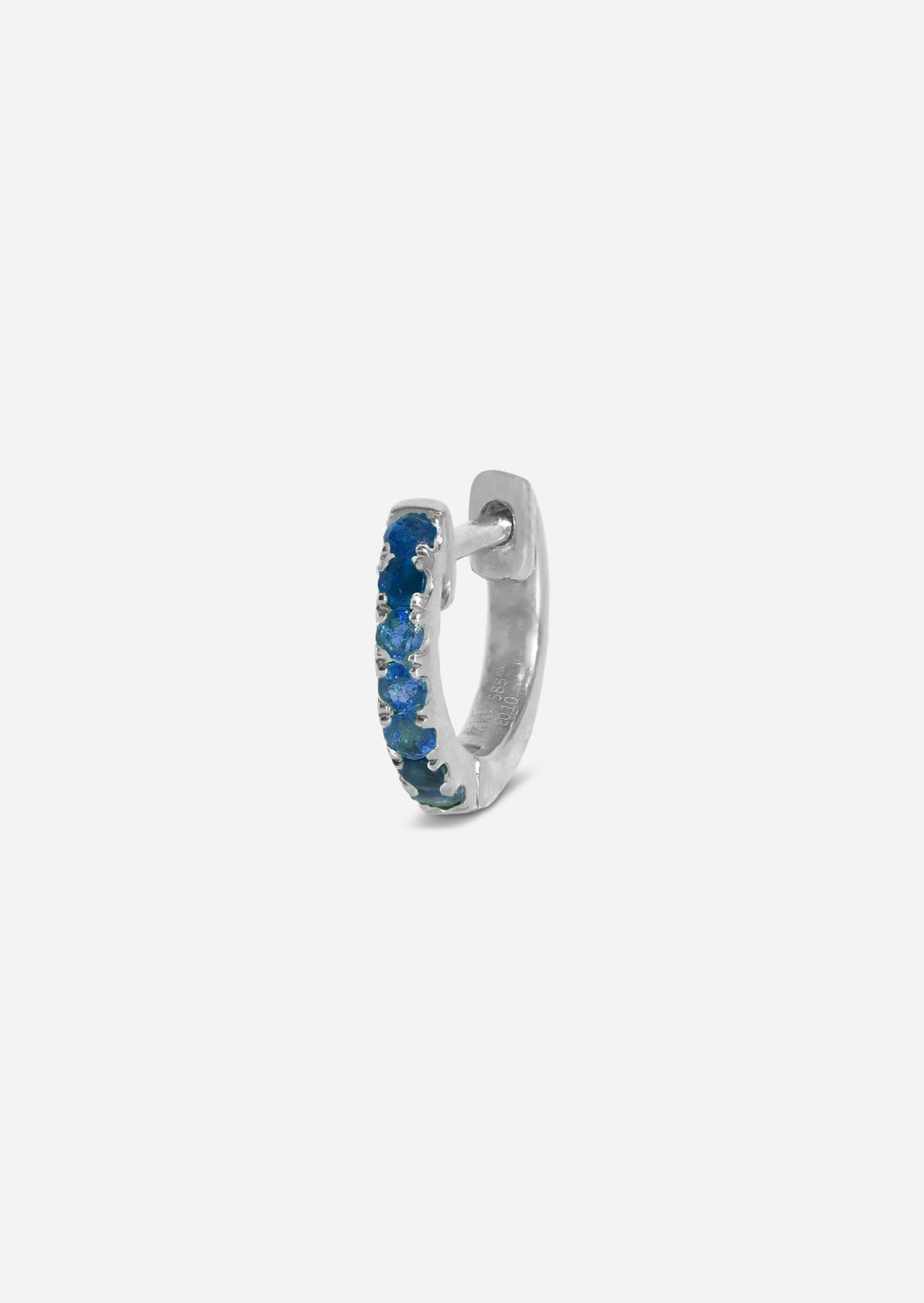 Small Sapphire Huggie Hoop | Single
