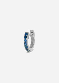 Small Sapphire Huggie Hoop | Single