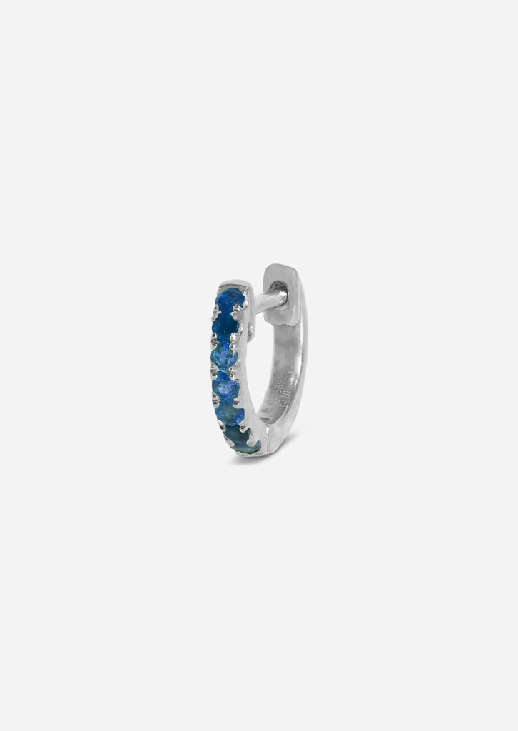Small Sapphire Huggie Hoop | Single