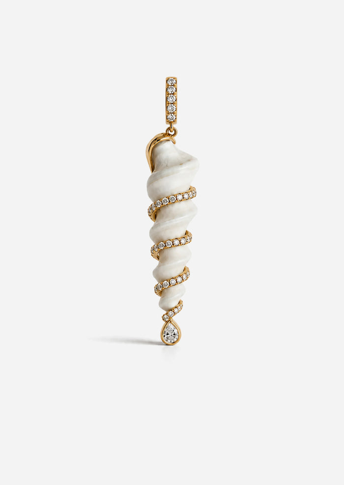 Spiral Shell Charm