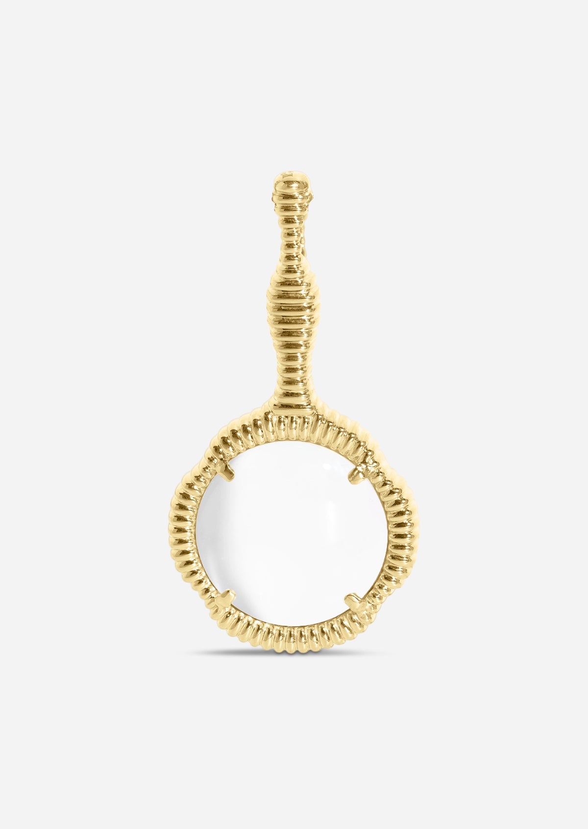 Stepping Stone Magnifying Glass Pendant