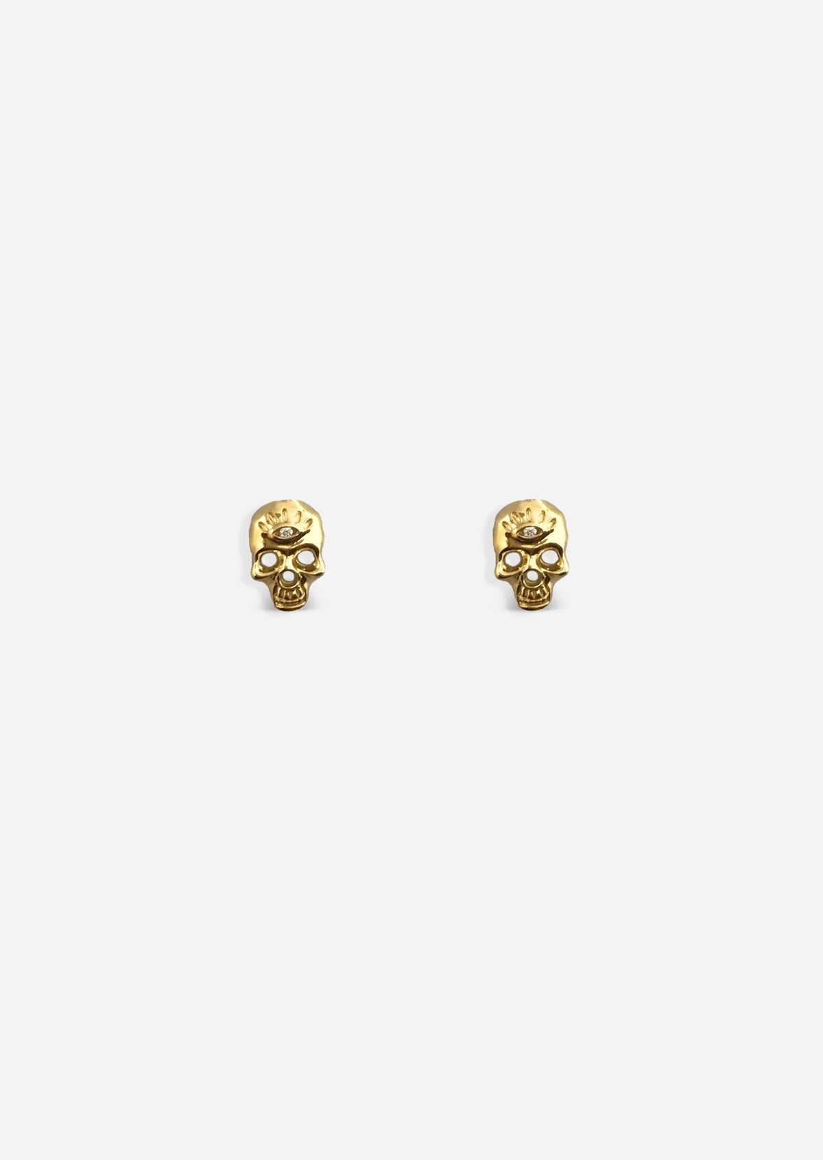 Third Eye Skull Earring | Single
