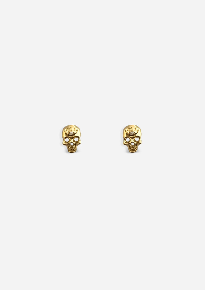Third Eye Skull Earring | Single