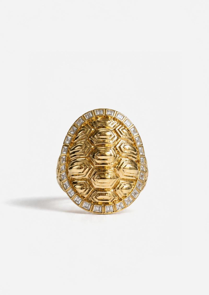 Tortoise Time Ring