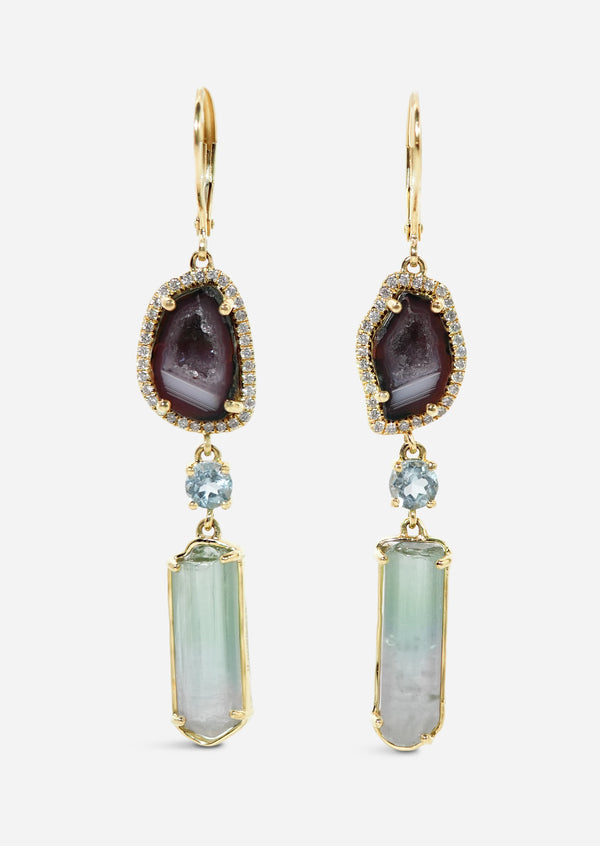 Vanitas Geodes Earrings