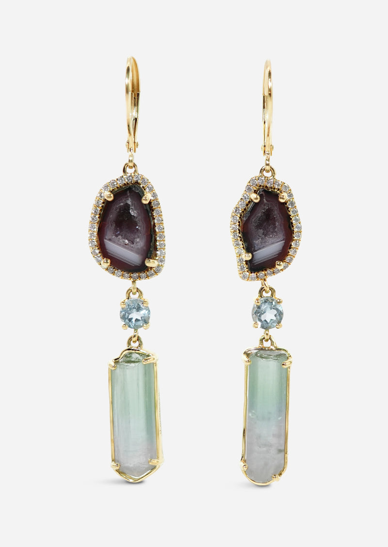 Vanitas Geodes Earrings