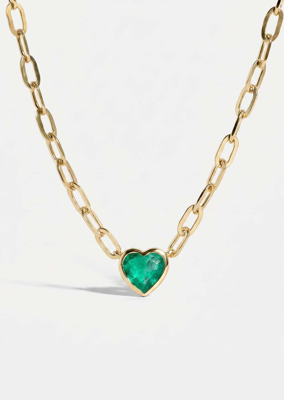 Verdant Heart Staple Necklace
