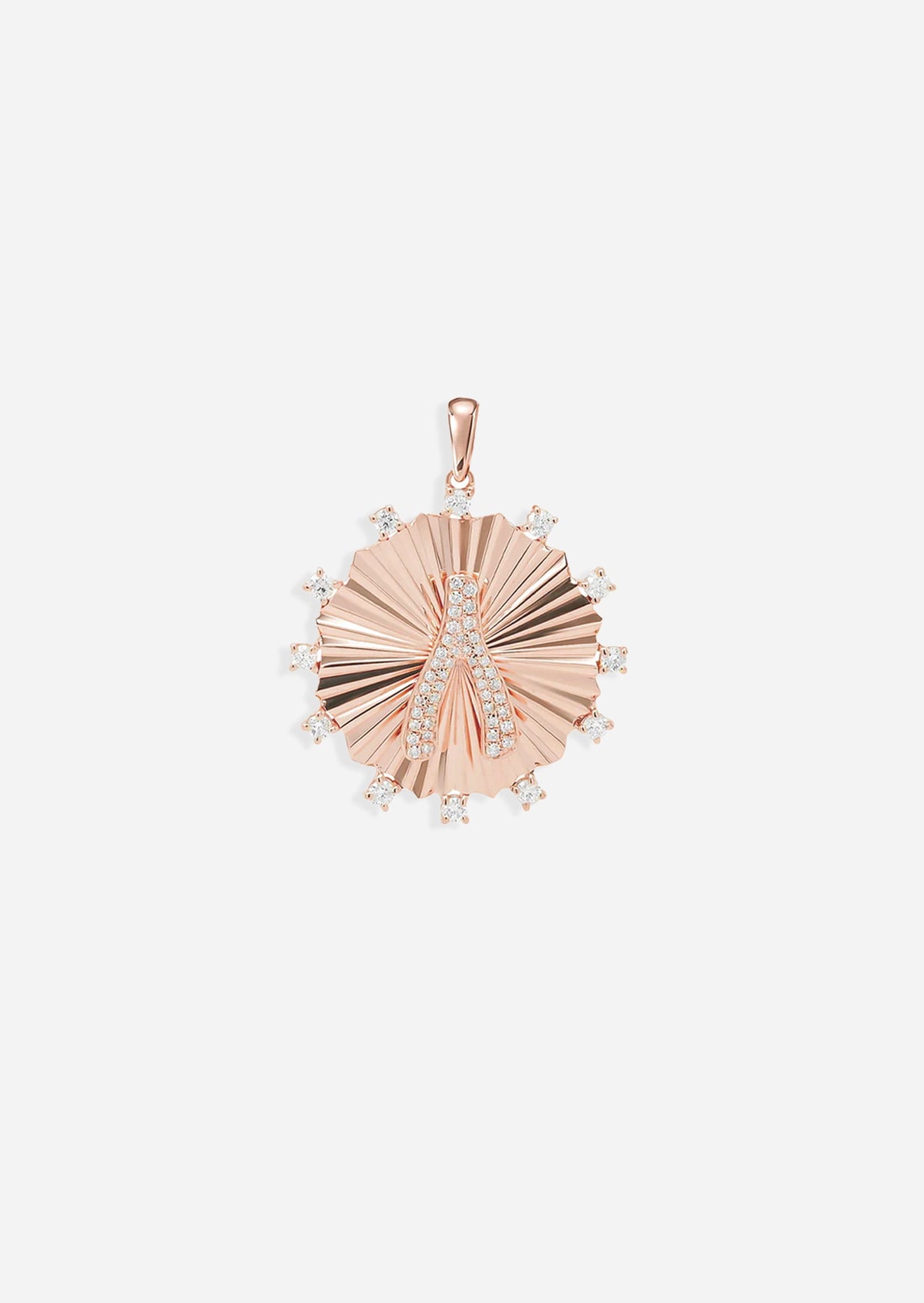 Wishbone Medallion Charm