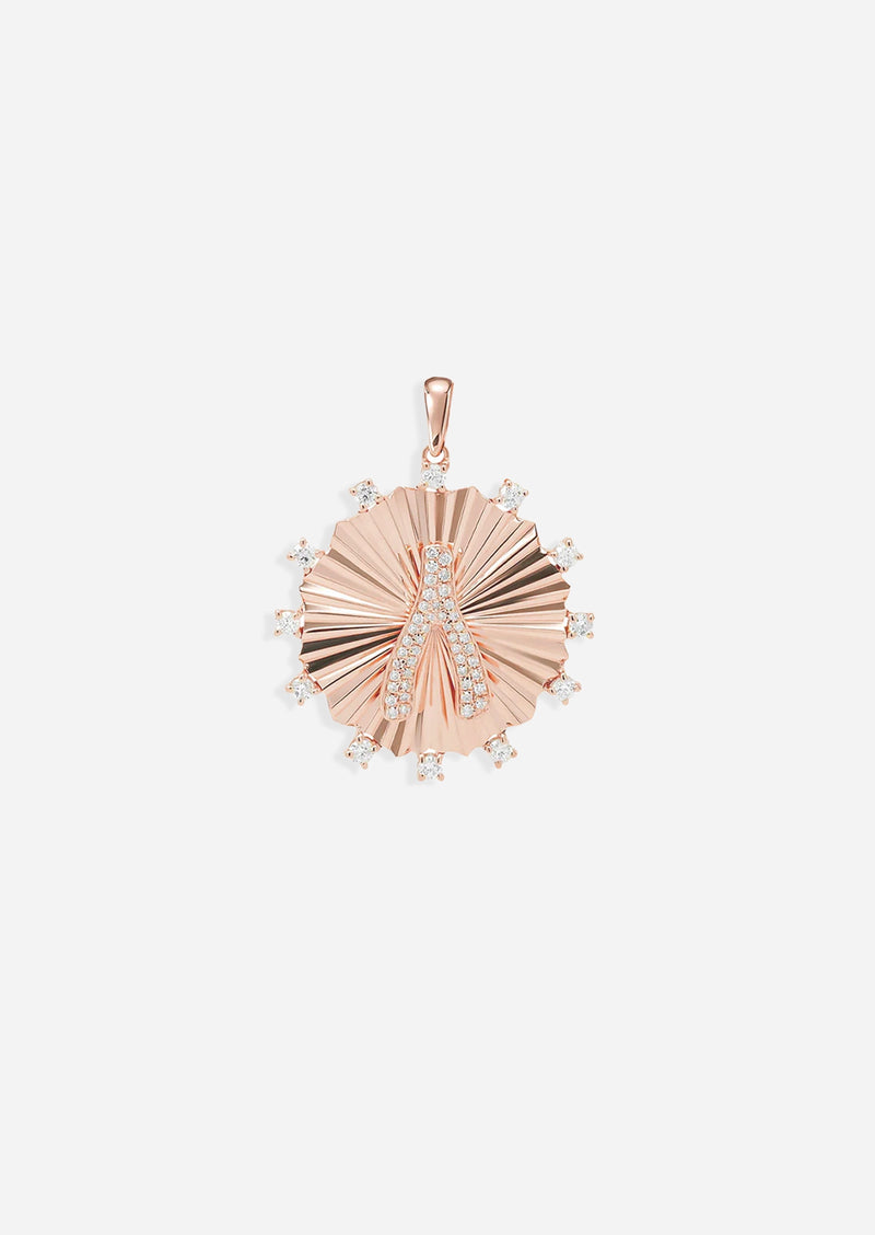 Wishbone Medallion Charm