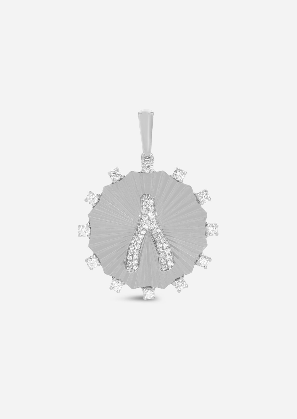Wishbone Medallion Charm