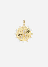 Wishbone Medallion Charm
