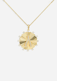 Wishbone Medallion Charm