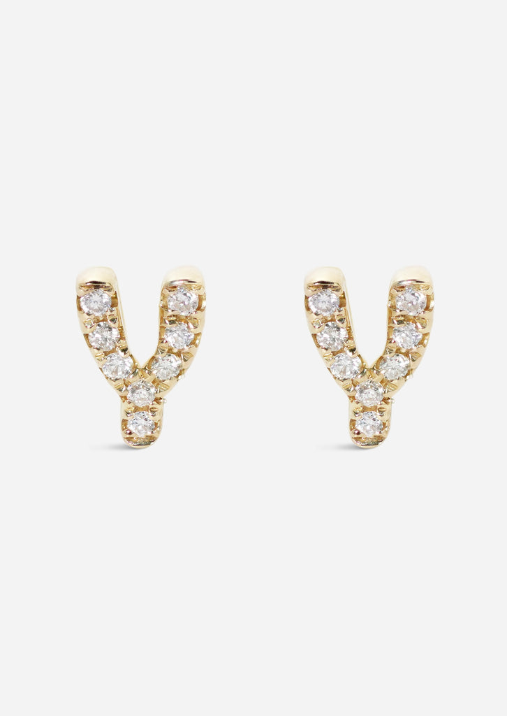 Wishbone Threaded Flat Back Earring | Single