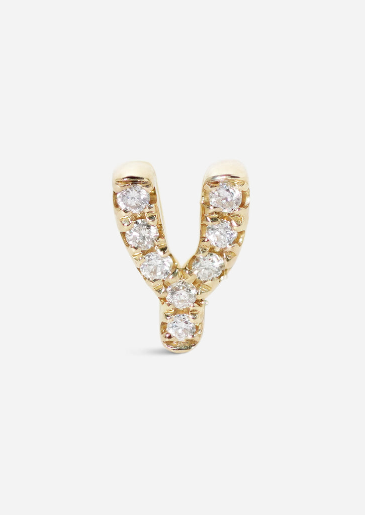Wishbone Threaded Flat Back Earring | Single