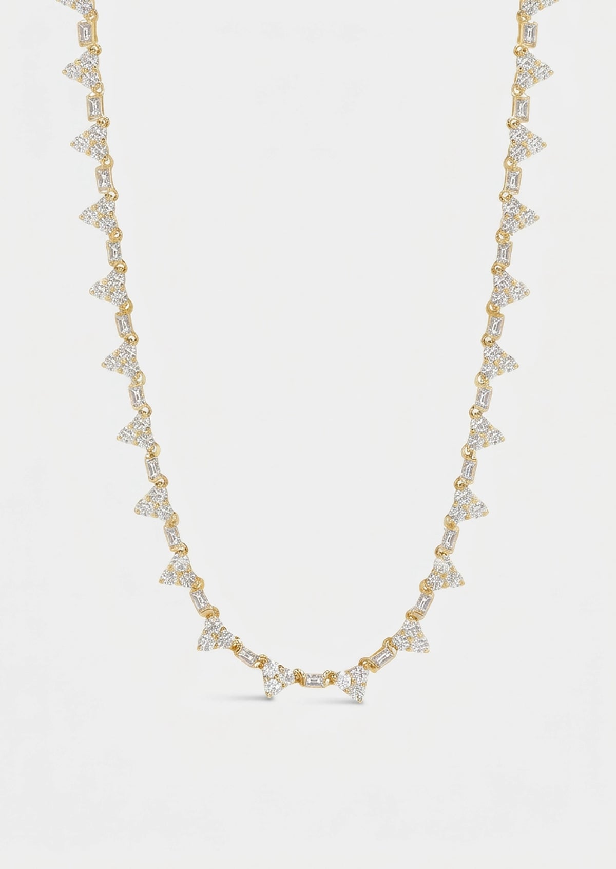 Pyramid Tennis Necklace – Porter Lyons Pyramid Tennis Necklace – Porter Lyons