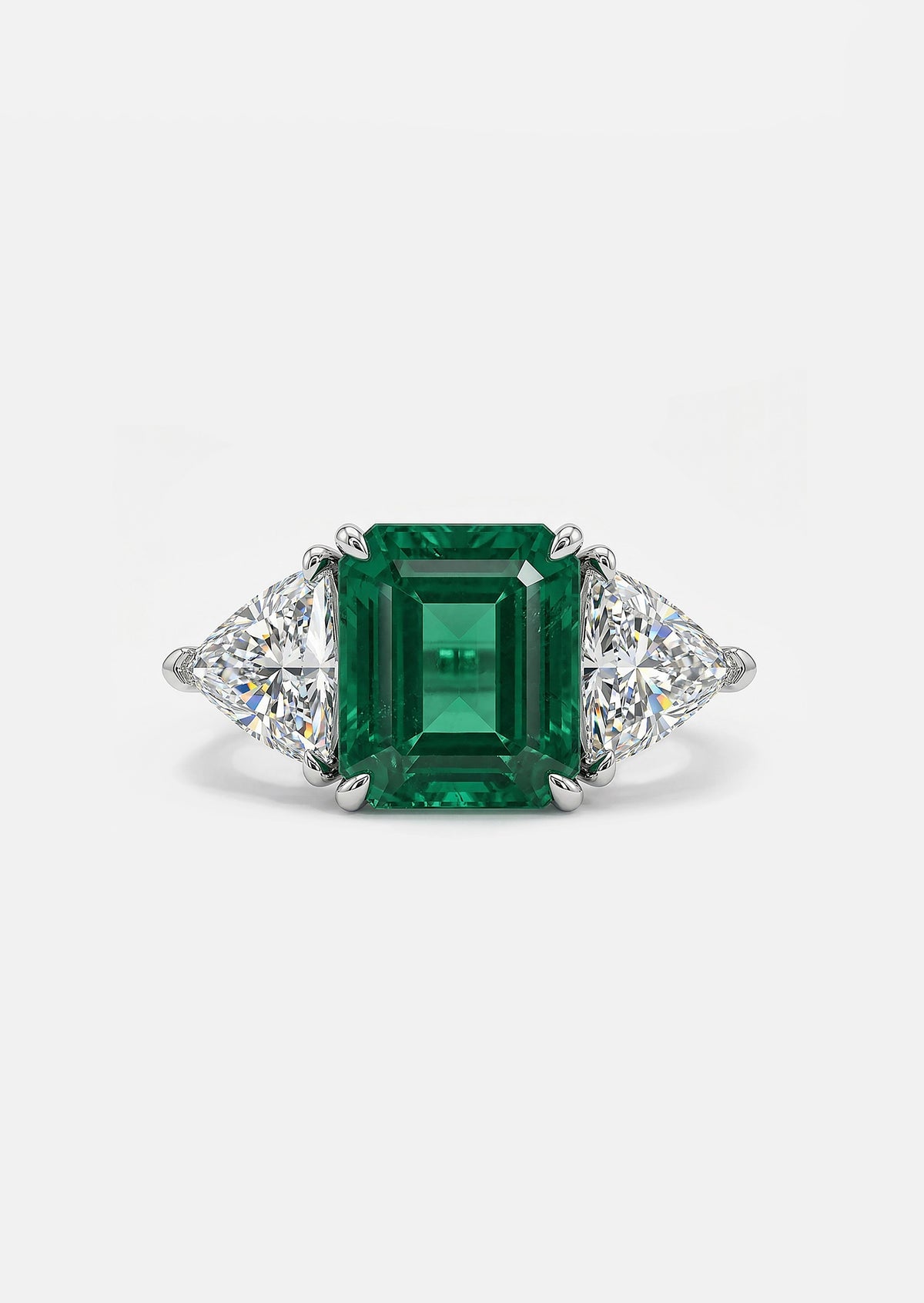 Emerald Trilogy Ring