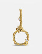 Enchanted Forest Magnifying Glass Pendant