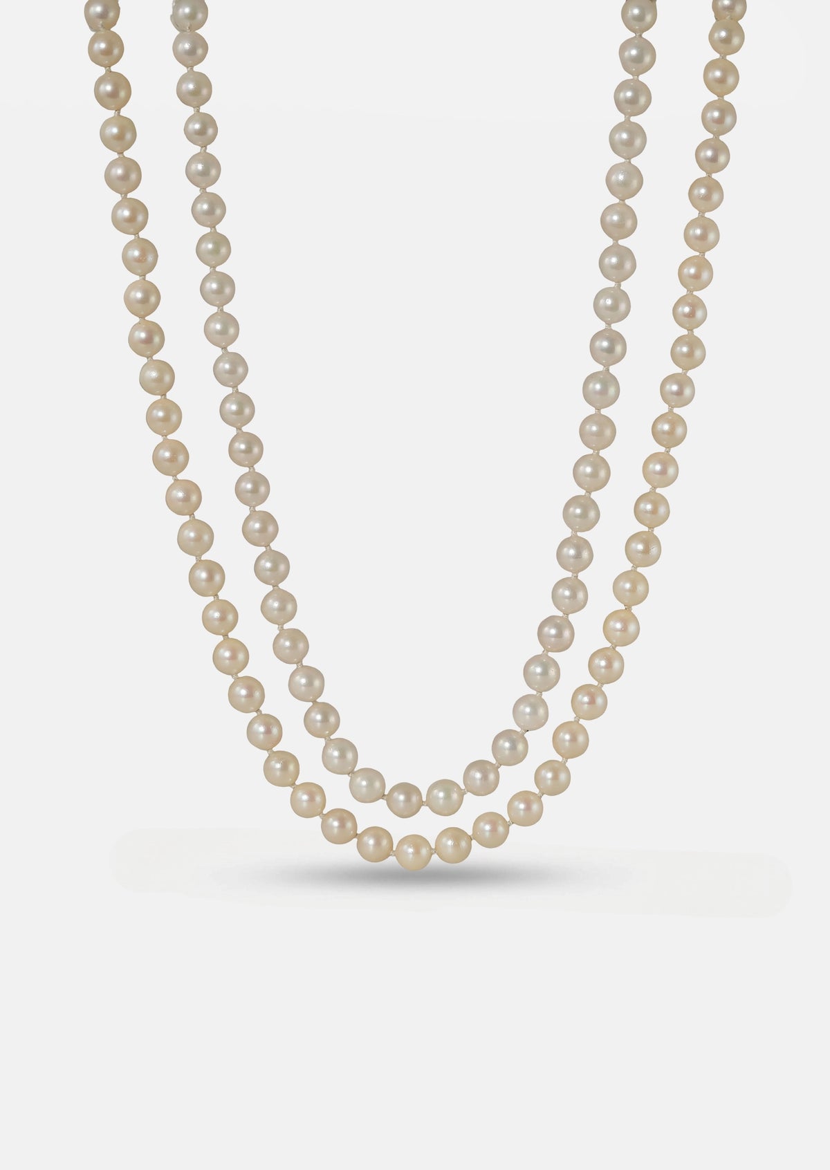 Gilded Pearl Necklace