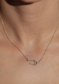 Libra Zodiac Necklace