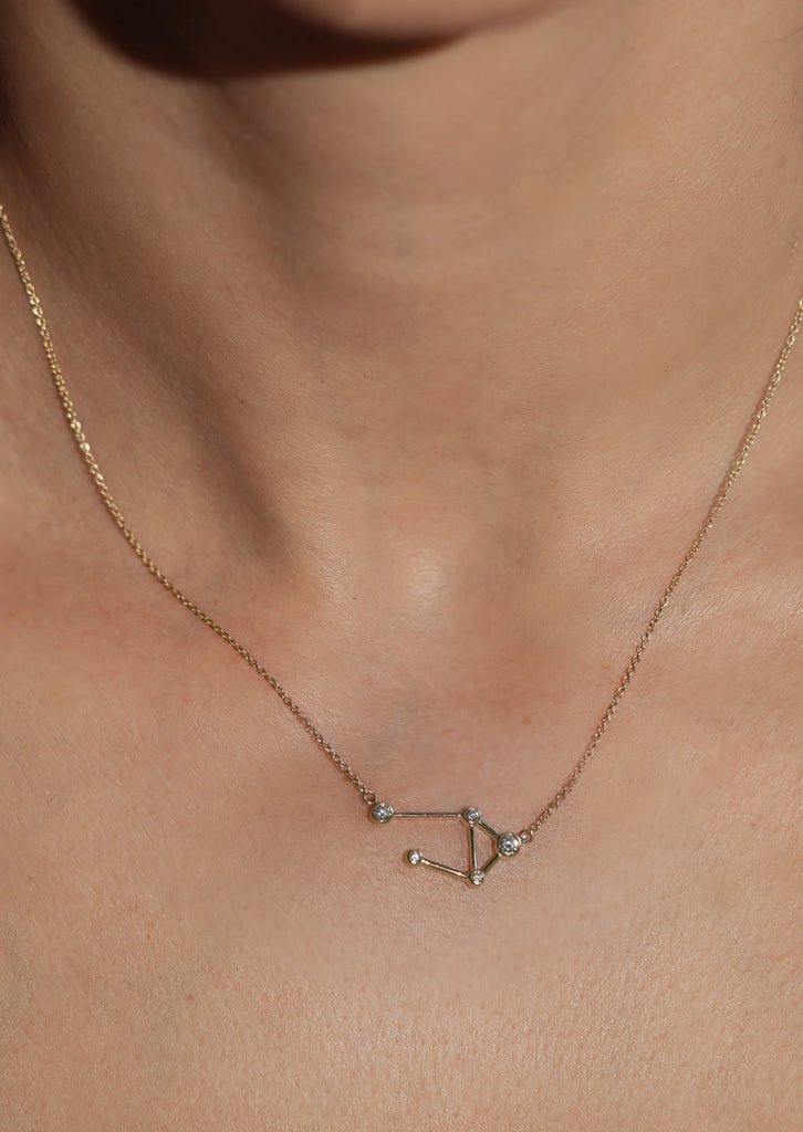 Libra Zodiac Necklace