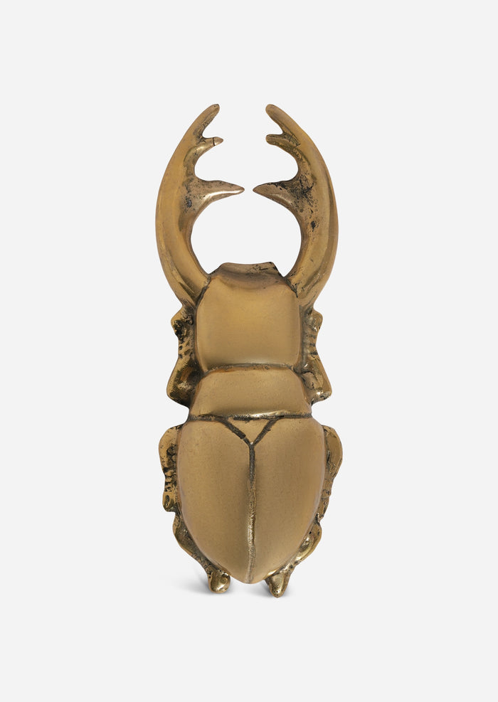 Scarab Brass Bottle Opener