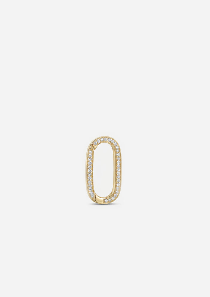 Diamond Oval Link Charm Connector