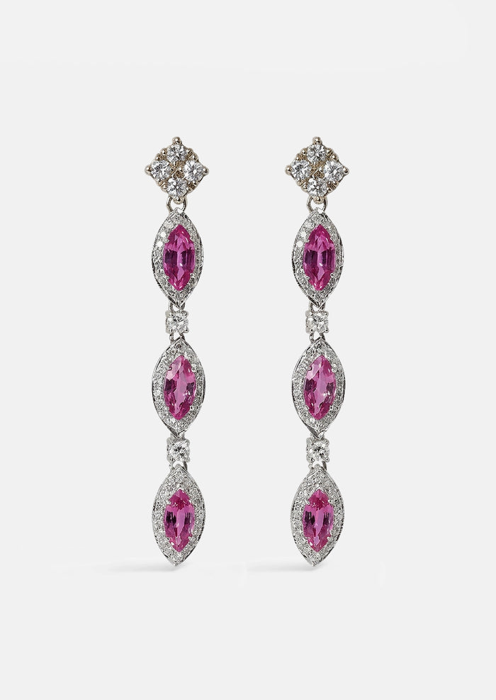 Blush Drop Spinel Earrings