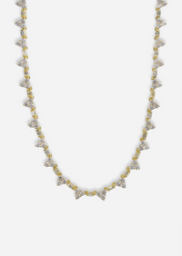 Pyramid Tennis Necklace
