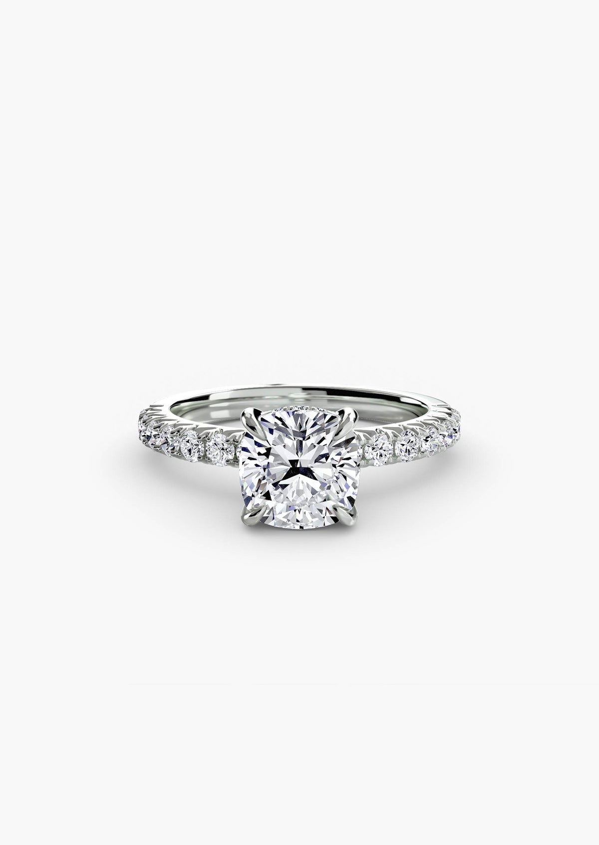 Solitaire with Pavé 6