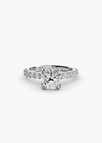 Solitaire with Pavé 6