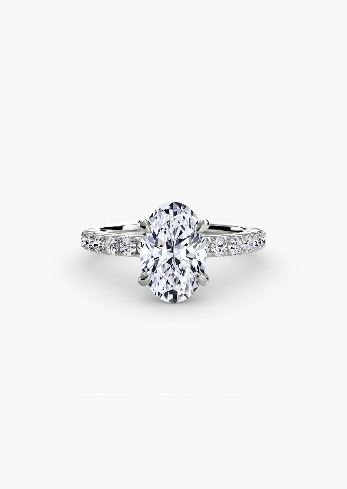 Solitaire with Pavé 6