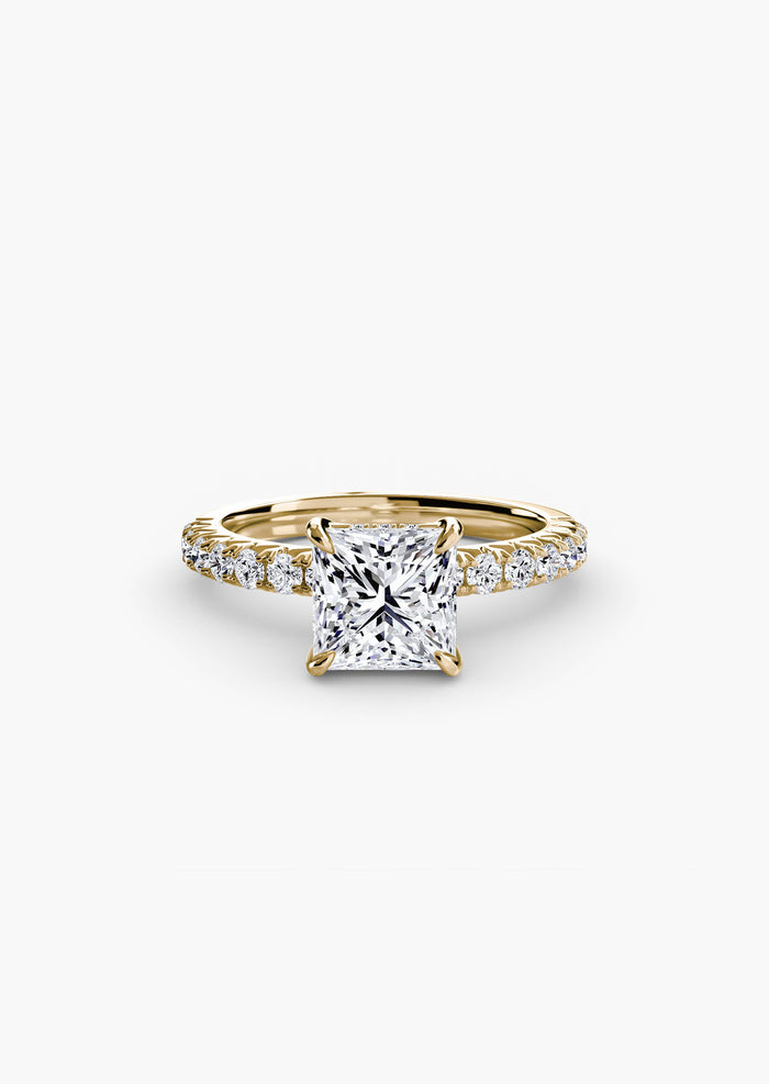 Solitaire with Pavé 6