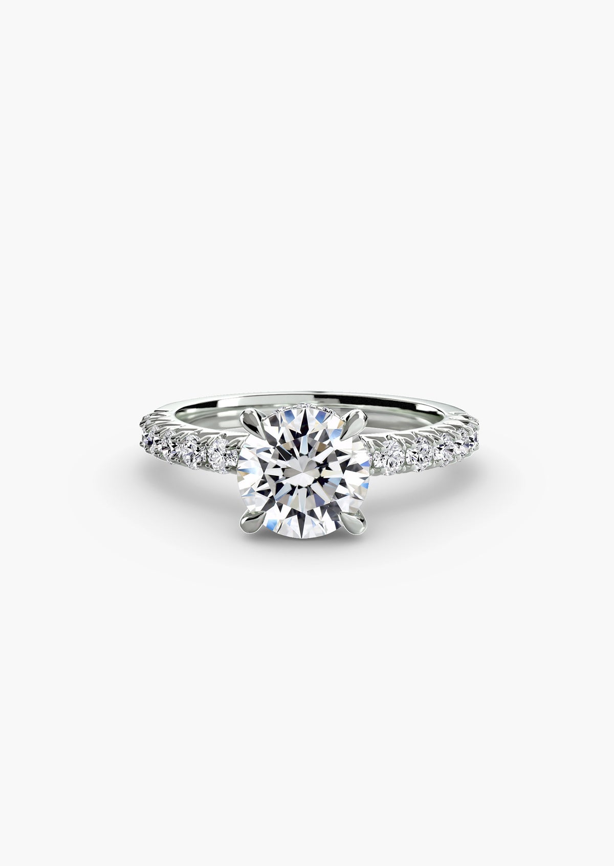 Solitaire with Pavé 6