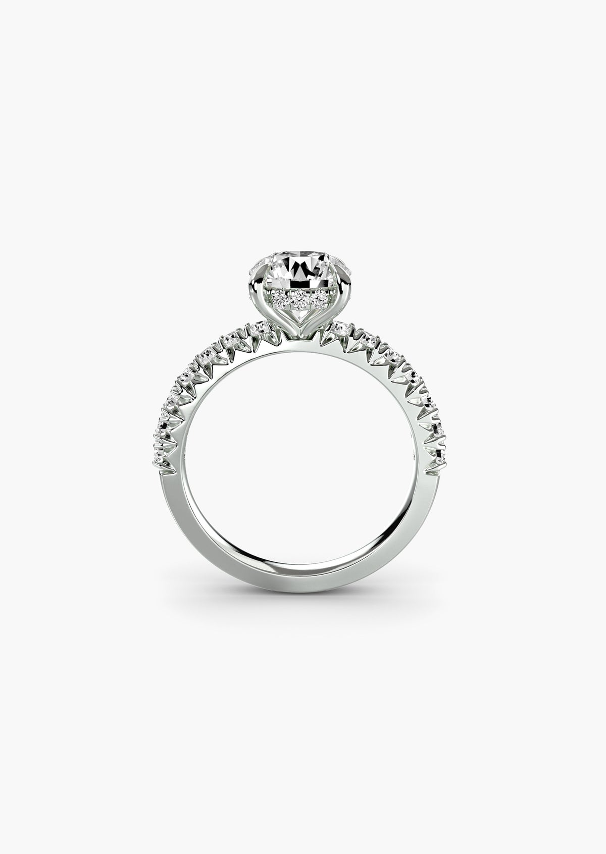 Solitaire with Pavé 6