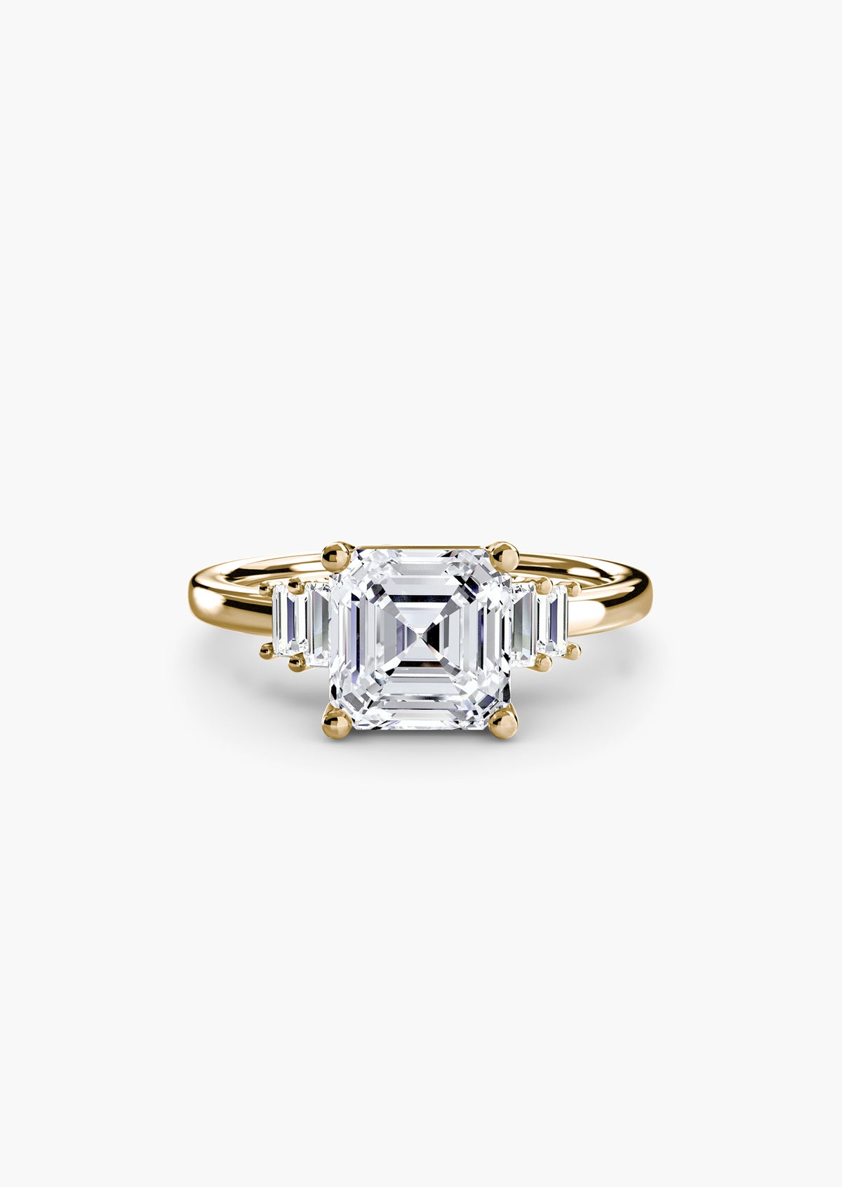 Baguette Accent Solitaire