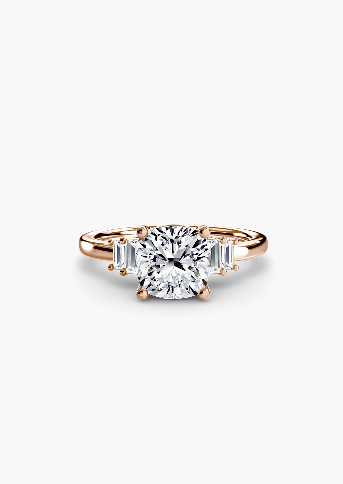Baguette Accent Solitaire