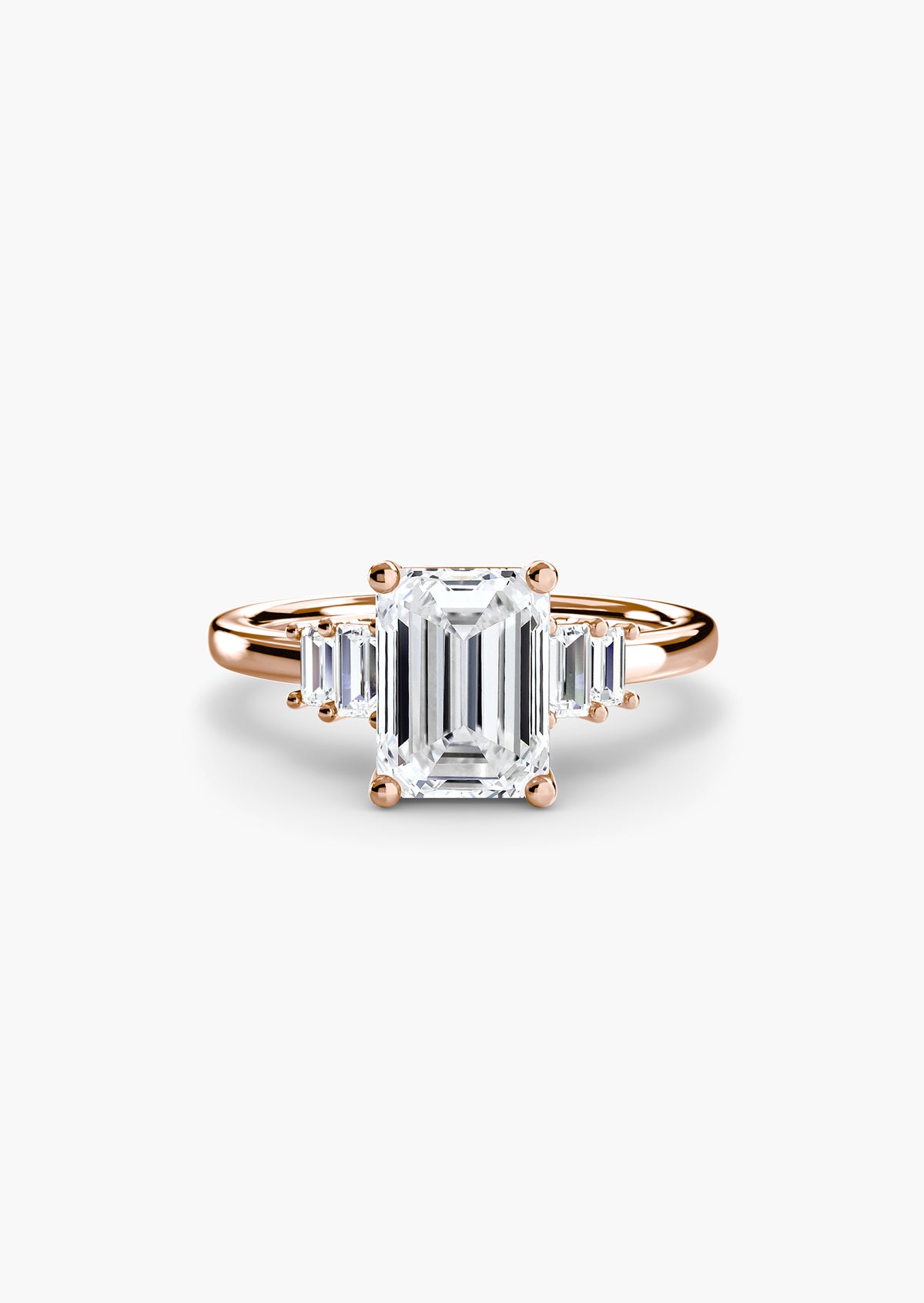 Baguette Accent Solitaire