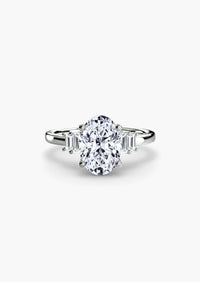 Baguette Accent Solitaire