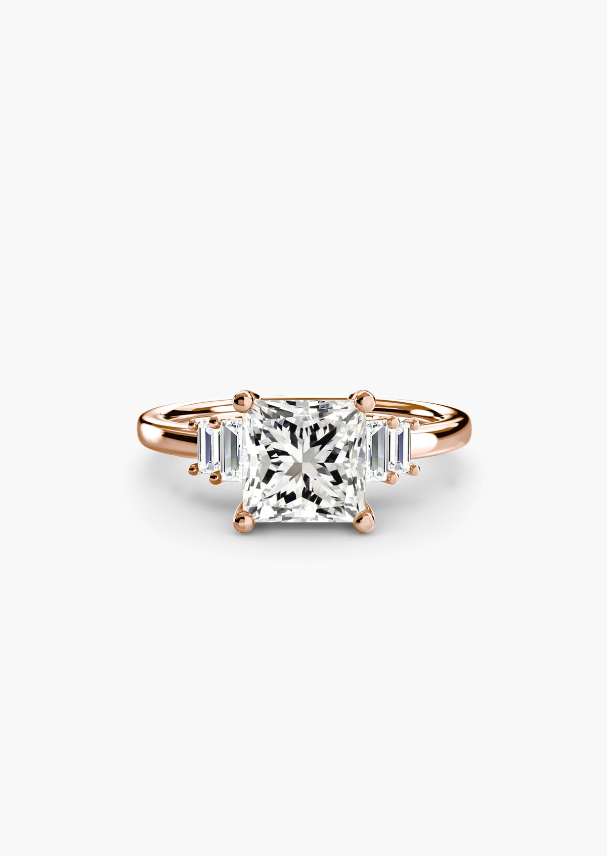 Baguette Accent Solitaire