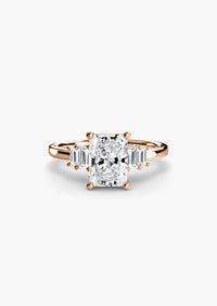 Baguette Accent Solitaire