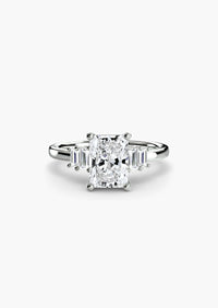 Baguette Accent Solitaire