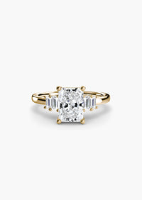 Baguette Accent Solitaire