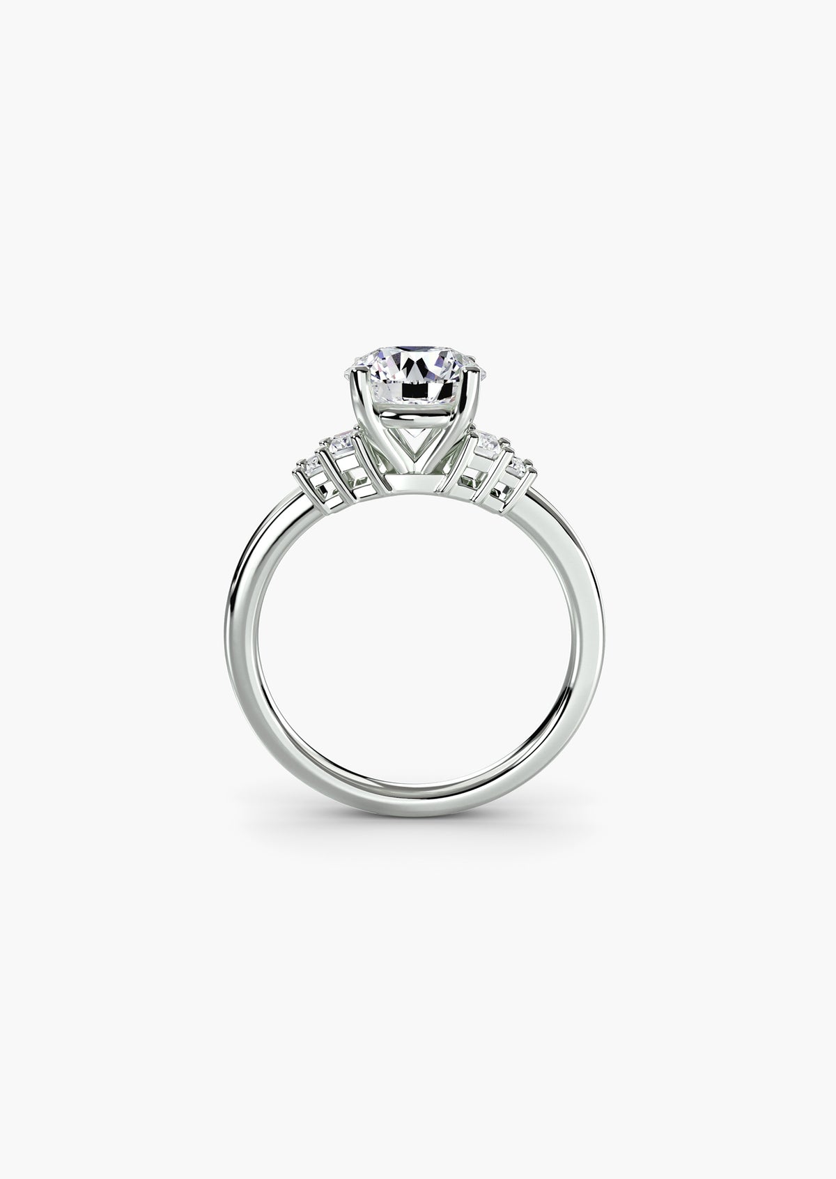 Baguette Accent Solitaire
